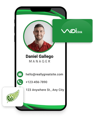how to create a digital business card